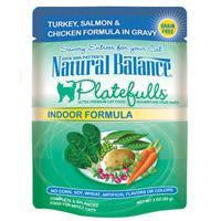 Natural Balance Indoor Formula Platefulls Turkey, Salmon & Chicken Formula In Gravy 24-3 oz. Fashion