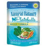 Natural Balance Indoor Formula Platefulls Mackerel & Sardine Formula In Gravy 24-3 oz. Fashion