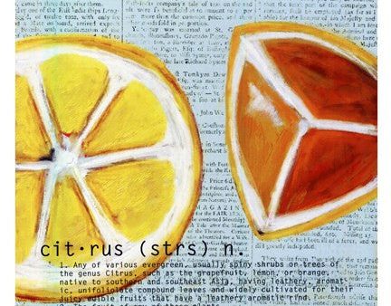 Citrus text - mini Online