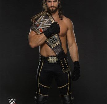 Seth Rollins with the WWE Championship Belt 2015 For Sale