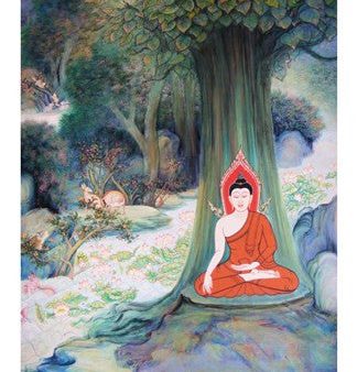 Paintings of Life of Gautama Buddha Hot on Sale