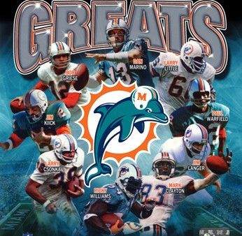 Miami Dolphins All Time Greats Composite Sale