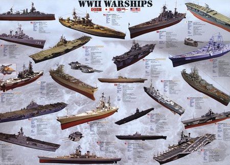 World War II War Ships Hot on Sale