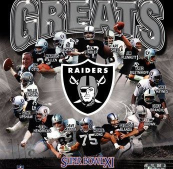 Oakland Raiders All Time Greats Composite Online