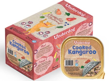 Underdog Cooked Kangaroo Complete & Balanced Frozen Dog Food 1.2kg Fashion