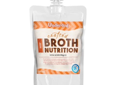 Underdog Bone Broth Beef Dog Food Topper (Frozen) 350ml Hot on Sale