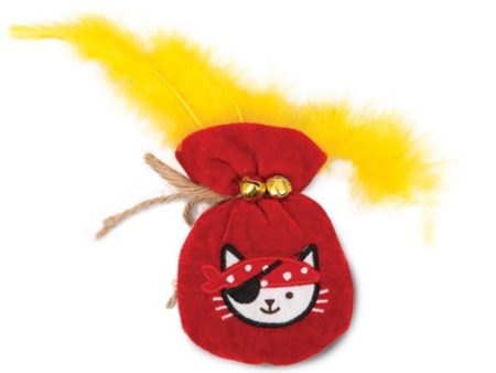 Catit Play Pirates Catnip Gold Pouch Plush Cat Toy Online Hot Sale