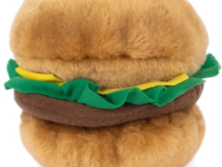 ZippyPaws NomNomz Hamburger Plush Dog Toy Discount