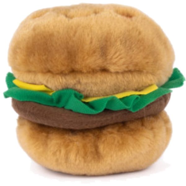 ZippyPaws NomNomz Hamburger Plush Dog Toy Discount