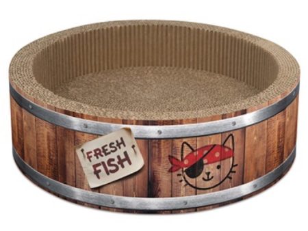 Catit Play Pirates Barrel Cat Scratcher 36cm Online Hot Sale