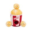 ZippyPaws Zippy Burrow Popcorn Bucket Plush Dog Toy Fashion